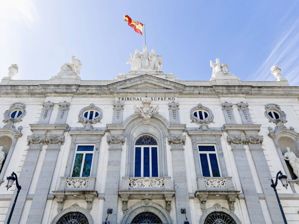 Fachada del Tribunal Supremo en Madrid