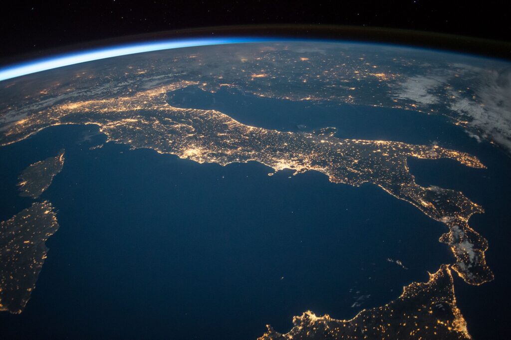 ISS-47_Italy_night_view