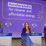 Paula Pinho, Teresa Ribera and Dan Jørgensen